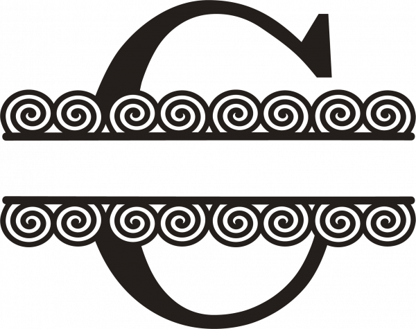 Spiral Letter C