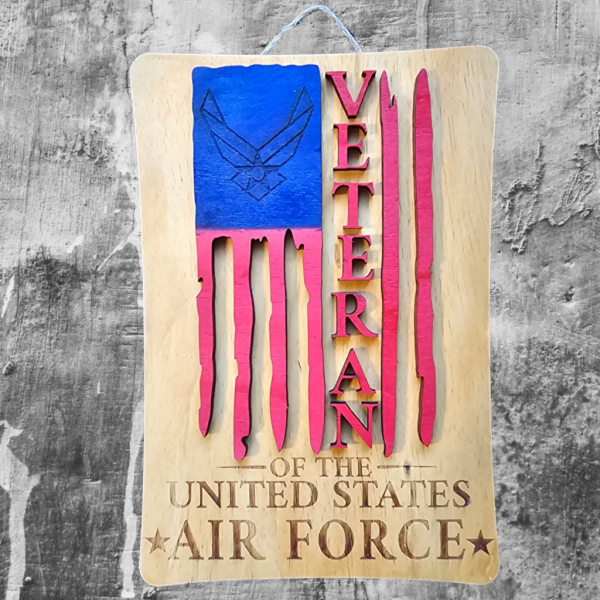 Air Force Veteran Flag