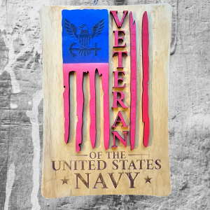 Navy Veteran Flag
