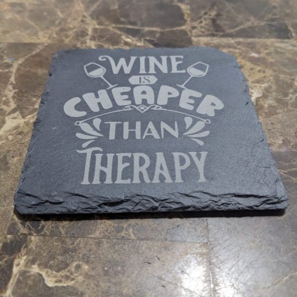 Wine Slate Coaster