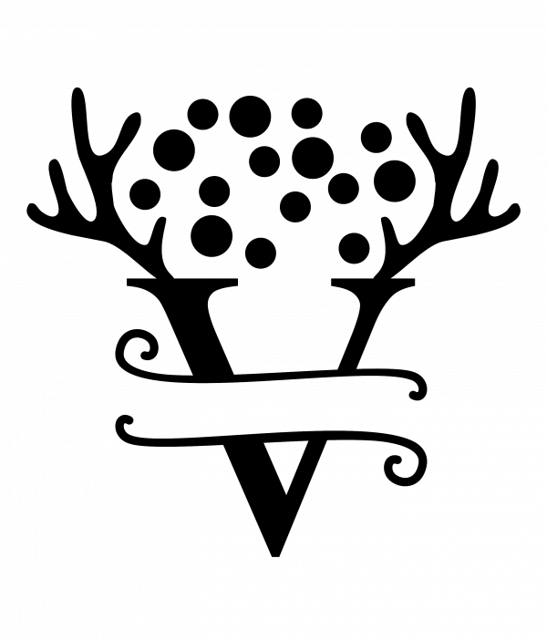 Reindeer Monogram V