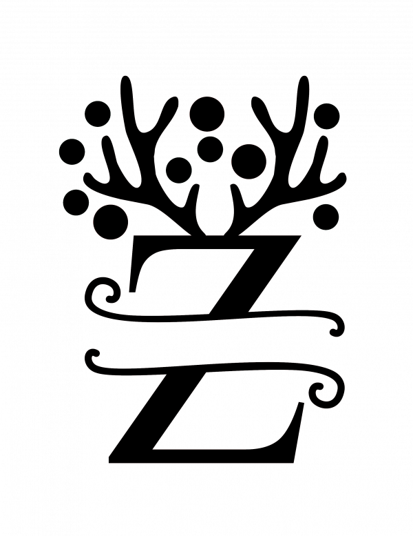 Reindeer Monogram Z