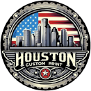 Houston Custom Print Logo